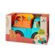 Баттатомобиль - ЭКСКАВАТОР (цвет море-папайя) 4 - магазин Coolbaba Toys