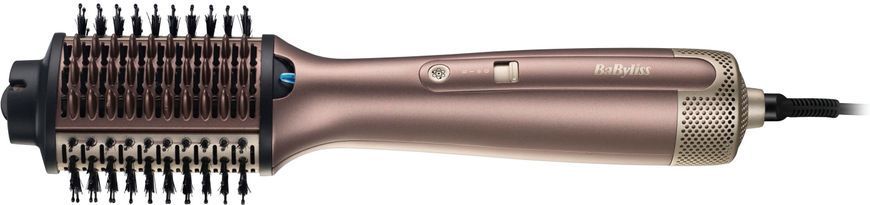BaByliss Фен-щетка Air Power Volume, 1000Вт, режимов-2, дифузор, иониз-я, хол. обдув, розовый AS95E фото