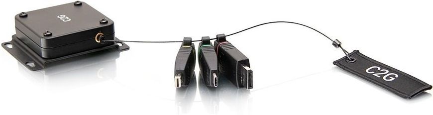 Комплект перехідників retractable C2G Adapter Ring HDMI > mini Display Port, Display Port, USB-C CG84269 фото