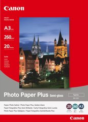 Папір Canon A3 Semi-Gloss Photo Paper Plus SG-201, 20 арк. 1686B026 фото