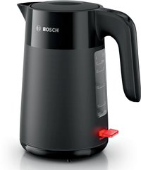 Bosch Електрочайник 1.7л, пластик, чорний TWK2M163 фото