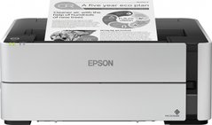 Принтер ink mono A4 Epson EcoTank M1180 39 ppm Duplex PCL USB Ethernet Wi-Fi Pigment C11CG94405 фото