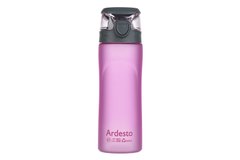 Бутилка для води Ardesto 600 мл, рожева, пластик - купити в інтернет-магазині Coolbaba Toys