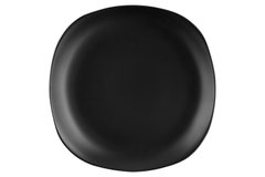 Тарелка обеденная квадратная Ardesto Molize, 27х27 см, черная , керамика AR2927MB фото