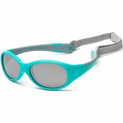 Дитячі сонцезахисні окуляри Koolsun KS-FLAG000 бірюзово-сірі серії Flex (Розмір: 0+) - купити в інтернет-магазині Coolbaba Toys