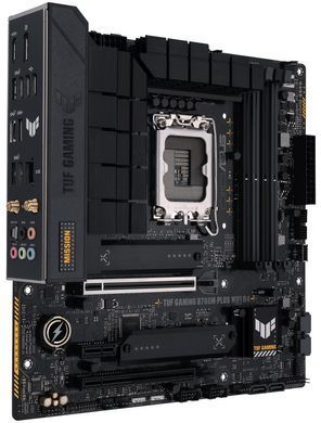 ASUS Материнcька плата TUF GAMING B760M-PLUS WIFI D4 s1700 B760 4xDDR4 M.2 HDMI DP Wi-Fi BT mATX 90MB1DG0-M0EAY0 фото