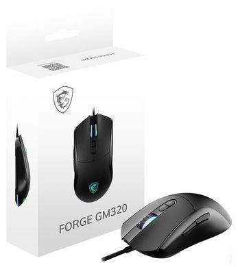 Миша MSI FORGE GM320, USB-A, чорний S12-0402420-HH9 фото