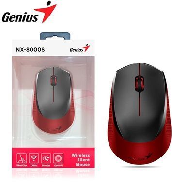 Genius Мышь NX-8000 Silent WL Red 31030025401 фото