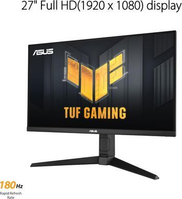 ASUS Монитор 27" TUF Gaming VG279QL3A 2xHDMI, DP, MM, IPS, 180Hz, 1ms, sRGB 125%, AdaptiveSync, Pivot, HDR400 90LM09H0-B01170 фото