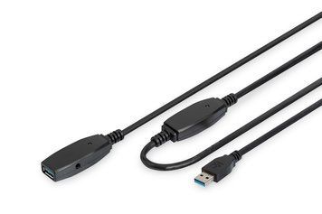 Digitus Подовжувачь USB 3.0 Active Cable, A/M-A/F, 20 m DA-73107 фото