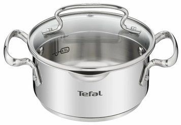 Tefal Каструля DUETTO+, 1.5л, з кришкою, нержавюча сталь, скло G7194236 фото