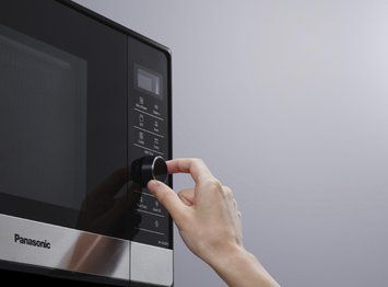Panasonic Мікрохвильова піч інверторна з грилем 23л, Panasonic NN-GD38HSZPE NN-GD38HSZPE фото