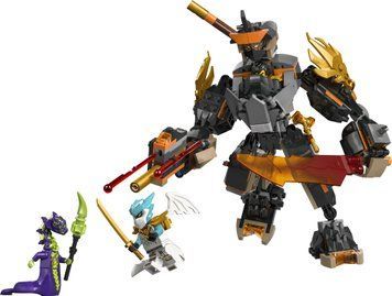LEGO Конструктор LEGO Ninjago Робот Коула для місії і Дракон Зейн 71854 фото