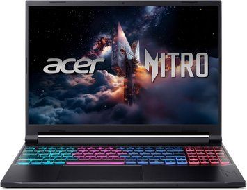 Acer Ноутбук Acer Nitro V 16S ANV16S-41 16" WUXGA IPS, AMD R7-260, 32GB, F1TB, NVD5060-8, Lin, чорний NH.U03EU.006 фото