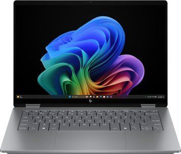 HP Ноутбук OmniBook X Flip x360 14-fk0004ua 14" WUXGA IPS Touch, AMD AI 5 340, 16GB, F512GB, UMA, Win11, сірий C3VD1EA фото