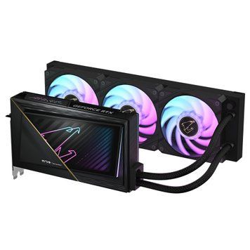 Gigabyte Видеокарта GeForce RTX 5090 32GB GDDR7 AORUS XTREME WATERFORCE GV-N5090AORUSX_W-32GD фото