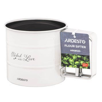 ARDESTO Кружка-сито ARDESTO Tasty Baking, 9.5см, нержавіюча сталь, сірий світлий