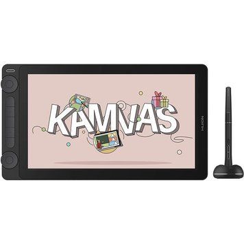 Huion Графічний монітор 13,3" Kamvas 13 G3, DP, USB-C, чорний GS1333 фото