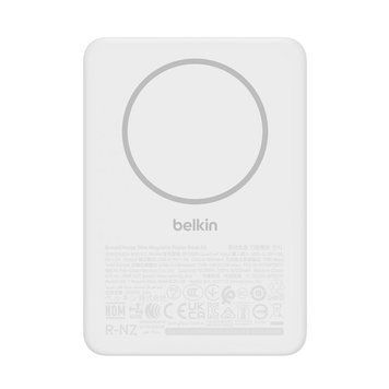 Belkin Акумулятор портативний літій-іонний Power Bank Belkin 5000мА&middot;год, Slim Magnetic, білий BPD010HQWH фото