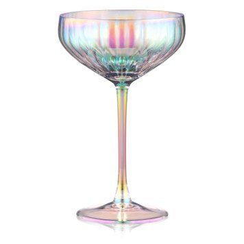 ARDESTO Champagne glasses set Black Mars 310ml, 2pcs, glass, transparent AR2631EL фото