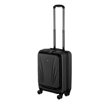 Wenger Валіза Wenger Skyon Hardside Carry-On, мала, з відсіком для н/б 16", полікарбонат, TSA, 4 колеса, розширення, USB, чорний 653563 фото