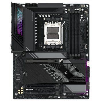 Gigabyte Материнская плата X870E A ELITE WIFI7 sAM5 X870 4xDDR5 M.2 HDMI Typc-C ATX X870E_A_ELITE_WIFI7 фото