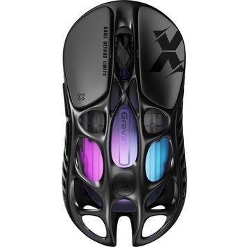 GravaStar Миша Mercury X, BT/WL/USB-A, RGB, чорний GSX_BLK фото