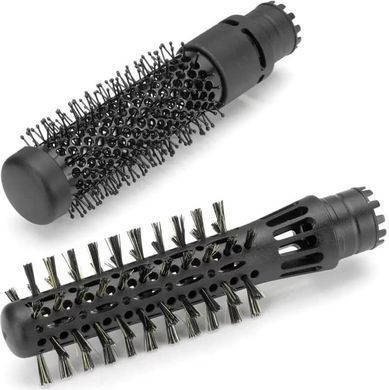 BaByliss Фен-щітка, 300Вт, 2 режими, хол. обдув, 2 насадки, чорний AS86E фото
