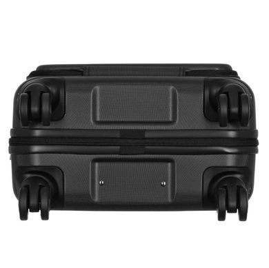Wenger Валіза Wenger Skyon Hardside Carry-On, мала, з відсіком для н/б 16", полікарбонат, TSA, 4 колеса, розширення, USB, чорний 653563 фото
