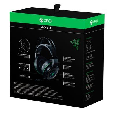 Razer Гарнитура Thresher Xbox One, USB-A/WL, чёрно-зелёный RZ04-02240100-R3M1 фото