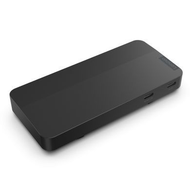 Lenovo Док-станція USB-C Dual Display Travel Dock (w/ adapter) 40B90100EU фото