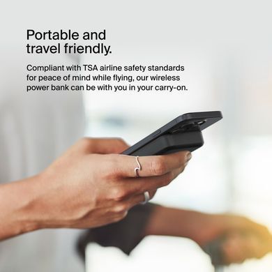 Belkin Портативное зарядное устройство Power Bank 10000мАч, MagSafe Wireless, черный BPD008BTBK фото