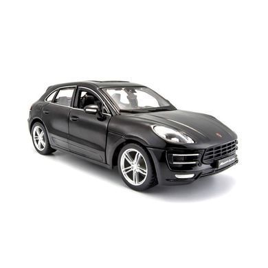 Автомодель - PORSCHE MACAN (черный, белый 1:24) 18-21077 фото