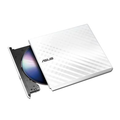 ASUS Привод оптический портативный SDRW-08D2S-U LITE DVD+-R/RW burner USB2.0 белый Retail Box Slim 90-DQ0436-UA221KZ фото