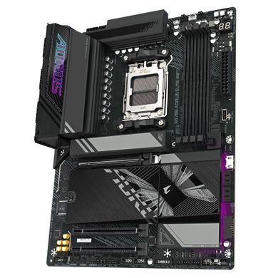 Gigabyte Материнская плата X870E A ELITE WIFI7 sAM5 X870 4xDDR5 M.2 HDMI Typc-C ATX X870E_A_ELITE_WIFI7 фото
