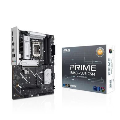 ASUS Материнcкая плата PRIME B860-PLUS-CSM s1851 B860 4xDDR5 M.2 DP HDMI ATX 90MB1KA0-M0EAYC фото