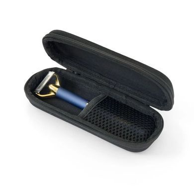 BaByliss Тример Babyliss X- Blade Super-X Metal, для вусів та бороди, акум., насадок-4, кейс, підставка, сталь, синій OT992E фото