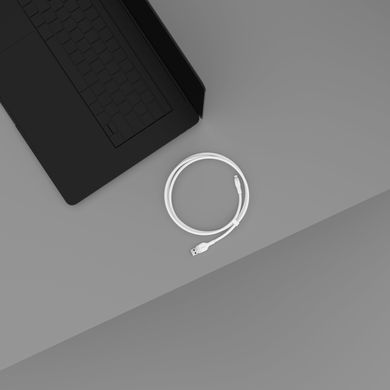 Belkin Кабель USB-A - Lightning силиконовый, с клипсой, 1м, белый CAA008BT1MWH фото
