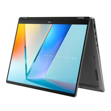 ASUS Ноутбук Vivobook Flip 14 TP3407SA-QL011W 14" WUXGA OLED, Intel Ultra 5 226V, 16GB, F512GB, UMA, Win11, Сірий 90NB14Y1-M000E0 фото