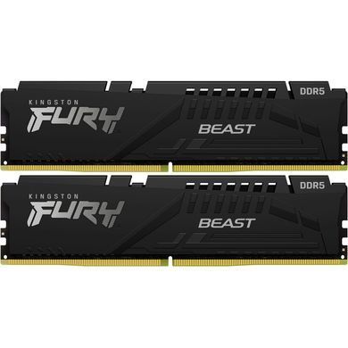 Kingston Память ПК DDR5 32GB KIT (16GBx2) 5200 FURY Beast KF552C40BBK2-32 фото