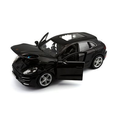 Автомодель - PORSCHE MACAN (черный, белый 1:24) 18-21077 фото