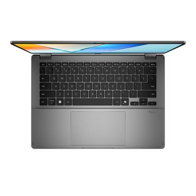 ASUS Ноутбук Vivobook Flip 14 TP3407SA-QL011W 14" WUXGA OLED, Intel Ultra 5 226V, 16GB, F512GB, UMA, Win11, Сірий 90NB14Y1-M000E0 фото