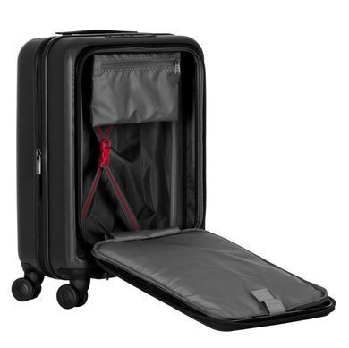 Wenger Валіза Wenger Skyon Hardside Carry-On, мала, з відсіком для н/б 16", полікарбонат, TSA, 4 колеса, розширення, USB, чорний 653563 фото