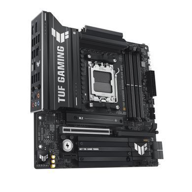 ASUS Материнcкая плата TUF GAMING B850M-PLUS WIFI7 sAM5 B850 4xDDR5 M.2 HDMI DP Wi-Fi BT mATX 90MB1MU0-M0EAY0 фото