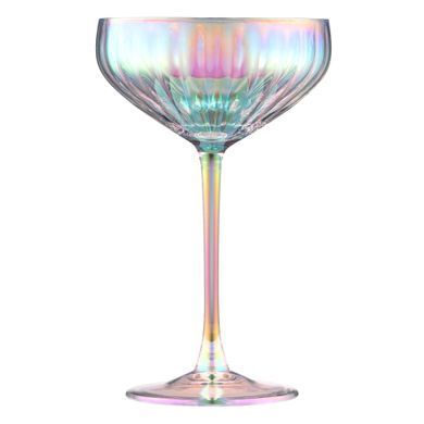 ARDESTO Champagne glasses set Black Mars 310ml, 2pcs, glass, transparent AR2631EL фото