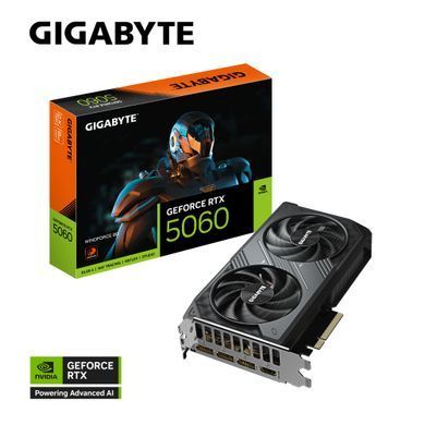 Gigabyte Відеокарта GeForce RTX 5060 8GB GDDR7 WINDFORCE 2 GV-N5060WF2-8GD фото