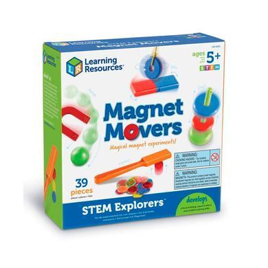 Навчальний ігровий набір LEARNING RESOURCES - ЕКСПЕРИМЕНТИ З МАГНІТАМИ LER9295 фото