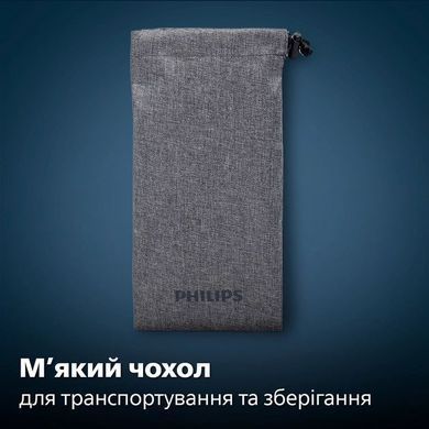 Philips Бритва електр. роторна Series 5000, 9Вт, бритв.головок-3, Li-Ion, сух.+волог., тример, сірий S5887/10 фото