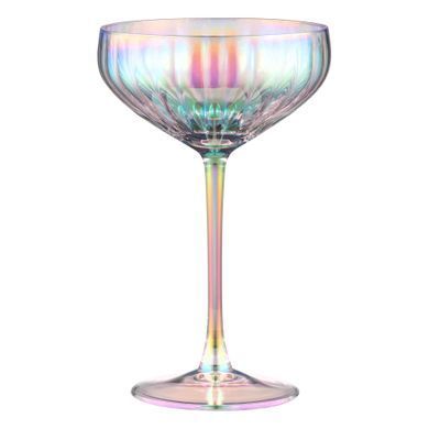 ARDESTO Champagne glasses set Black Mars 310ml, 2pcs, glass, transparent AR2631EL фото