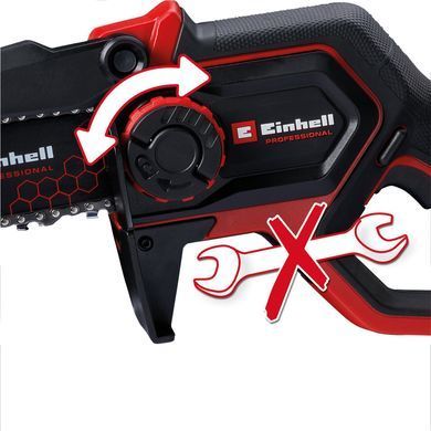 Einhell Cordless chain saw Einhell GP-PS 18/20 Li BL - Solo brushless 18V bar 192mm cut 150mm 8m/s 1.38kg without Battery and battery 4600080 фото